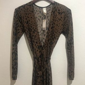 NWT Animal Print Catsuit